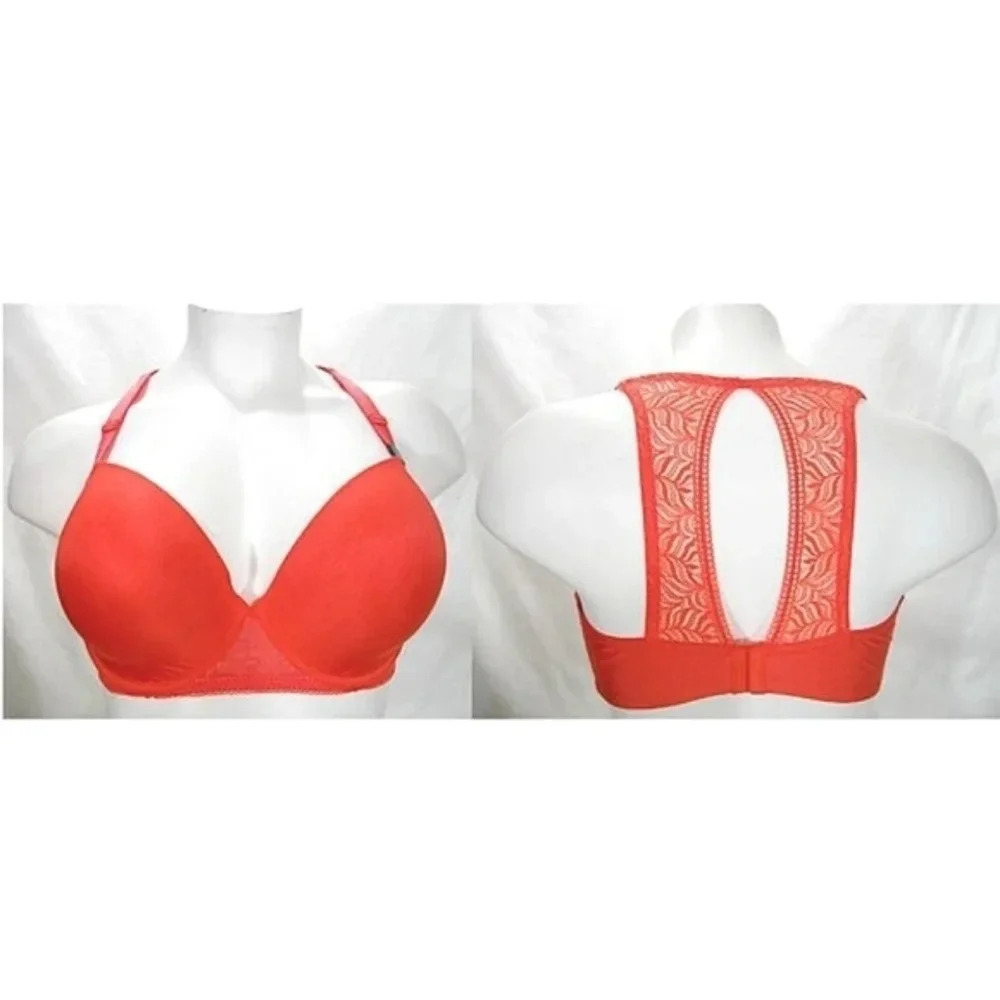 40G Paramour 115011 Carolina Seamless‎ Bra Cayenne Orange NWT